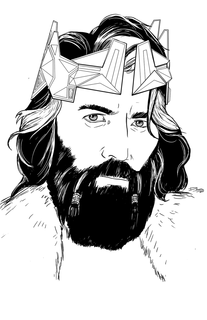 Portrait of a Dwarf King